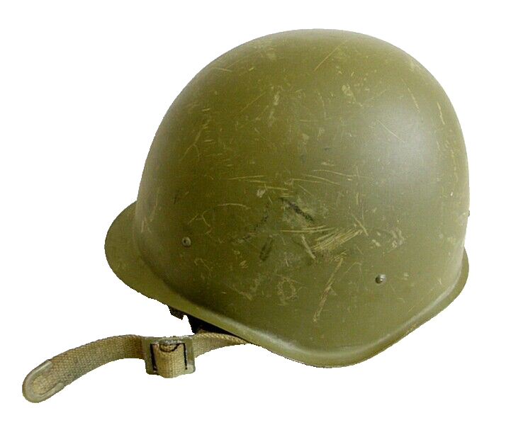 Soviet Russian Army Steel Helmet WW2 Model SSH-40 Size 2 1960 Red October
