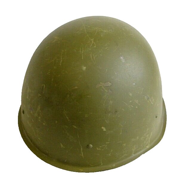 Soviet Russian Army Steel Helmet WW2 Model SSH-40 Size 2 Red October 1957