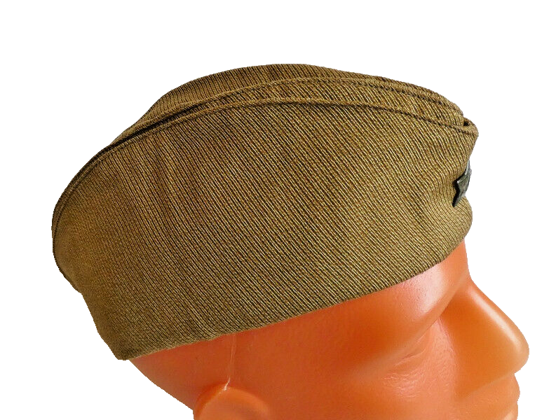 Soviet Russian Army WW2 Great Patriotic War VOV Pilotka Cap Red Green Star Badge