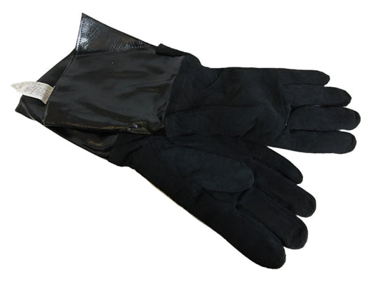 Suede Motorcycle Gloves 1988 Traffic Police Made in USSR Medium Vintage Soviet