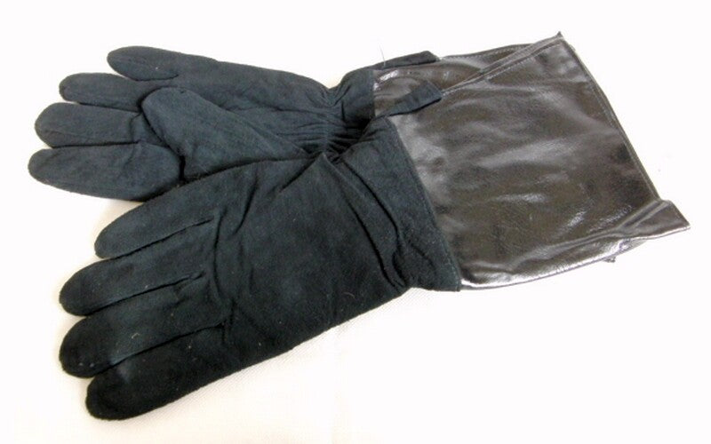 Suede Motorcycle Gloves 1988 Traffic Police Made in USSR Medium Vintage Soviet