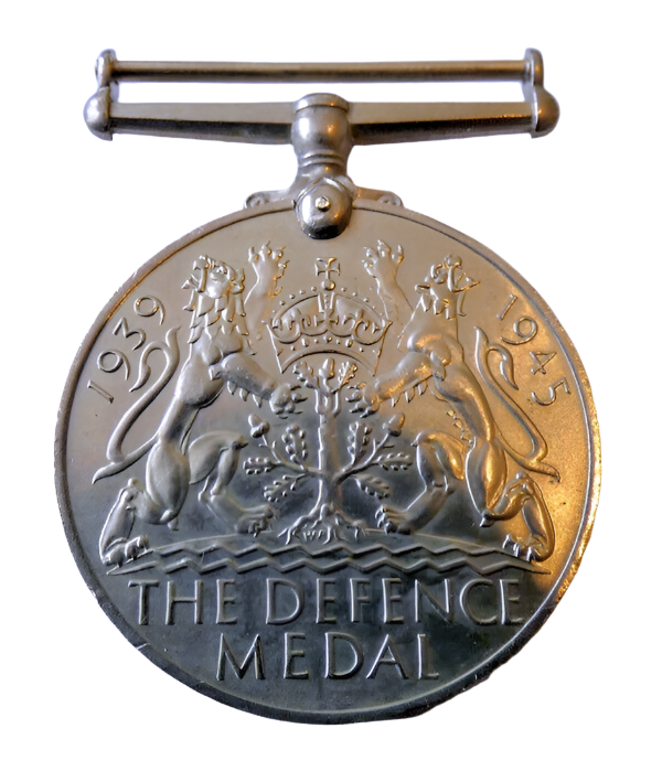 THE DEFENCE WW2 British Medal Genuine No Ribbon Full Size
