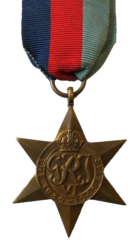 The 1939-1945 Star WW2 British Medal Genuine With Ribbon Full Size #1