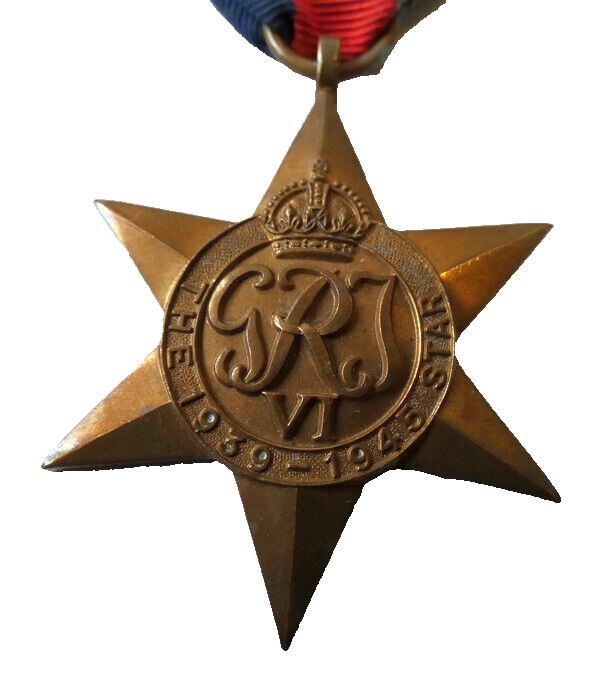 The 1939-1945 Star WW2 British Medal Genuine With Ribbon Full Size #2