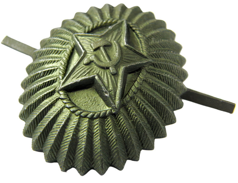 USSR Army Officer Field Uniform Subdued Olive Hat Cap Badge Special Quality