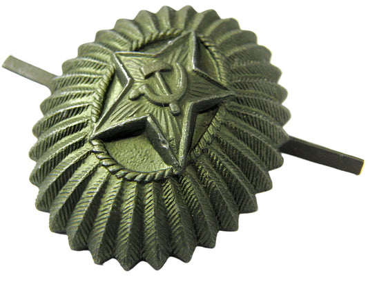 USSR Army Officer Field Uniform Subdued Olive Hat Cap Badge Special Quality