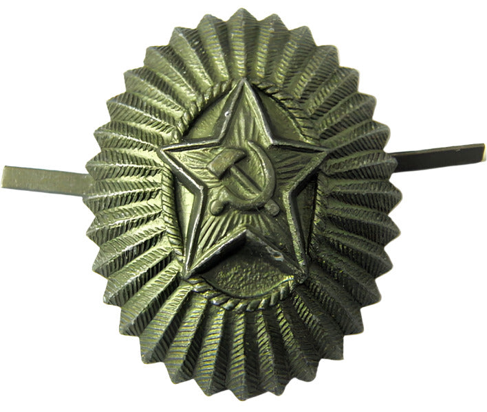 USSR Army Officer Field Uniform Subdued Olive Hat Cap Badge Special Quality