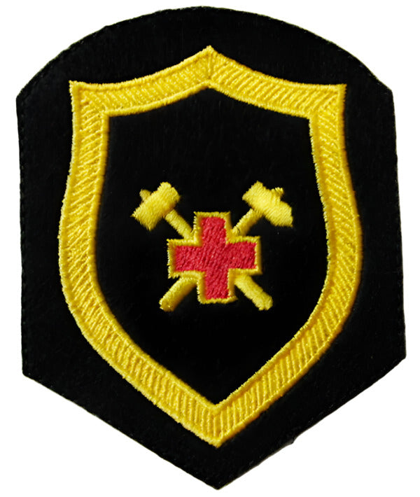 USSR Military Miners' Rescue Service VGSCh Sleeve Patch Embroidered Hook & Loop