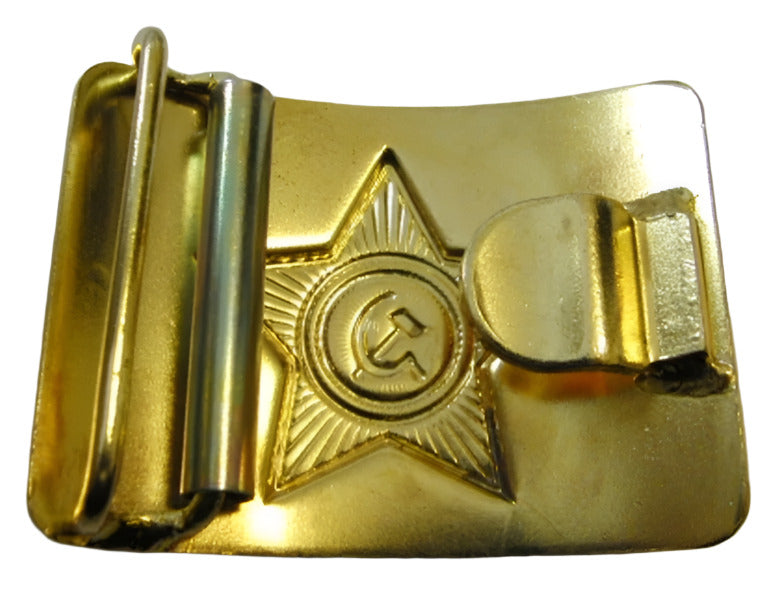 USSR Soviet Russian Army Navy Military Uniform Belt Buckle Brass Steel Original