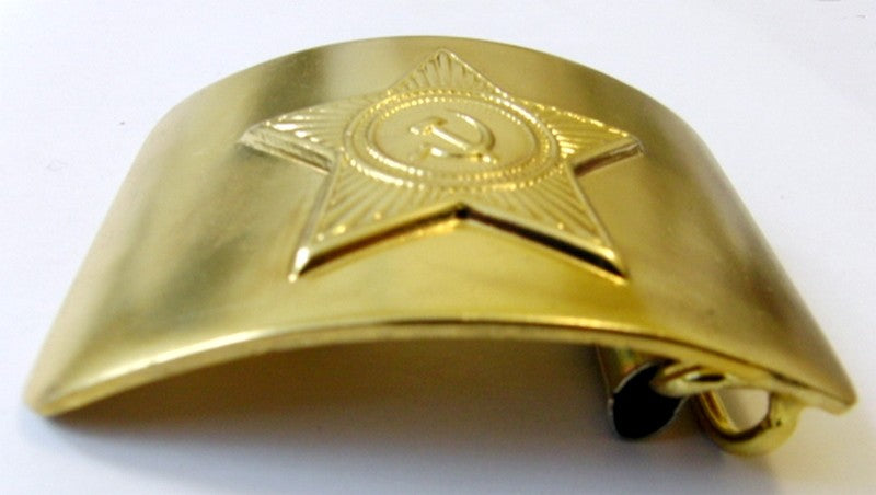 USSR Soviet Russian Army Navy Military Uniform Belt Buckle Brass Steel Original