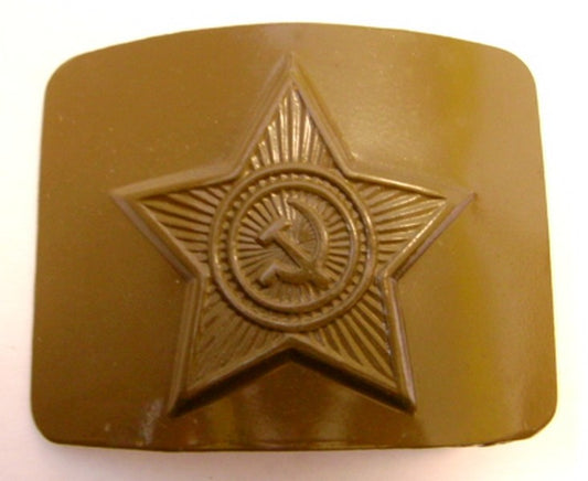 USSR Soviet Russian Army Navy Military Uniform Belt Buckle Brass Steel Original