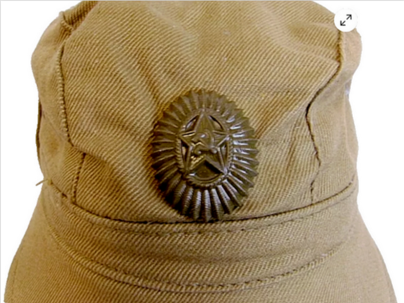USSR Soviet Russian Army Officer Afghanistan War Unif Cap Hat 56cm S Field Badge