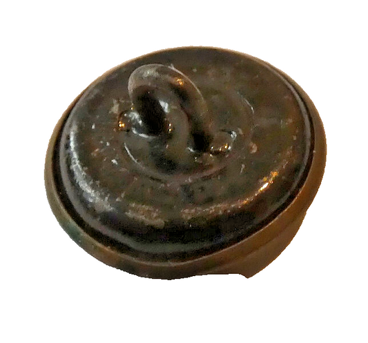 USSR Soviet Russian Navy Brass Button 21mm Mosshtamp 55 Real Military Unused
