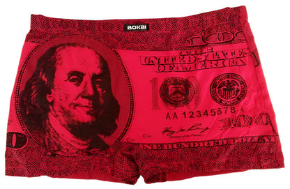 Mens Boxers Stretchy Tight Fit Hundred Dollars Franklin Fashion Underwear