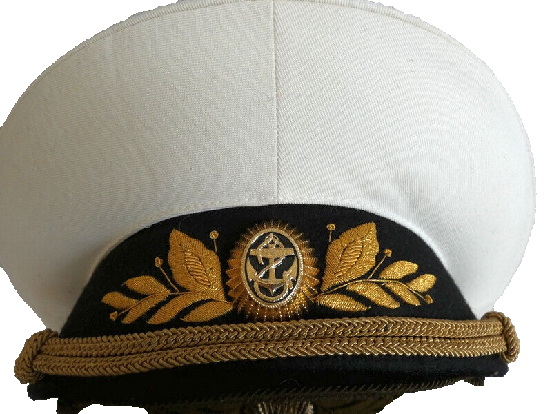 Original Russian Navy Honor Guard Company Visor Hat 