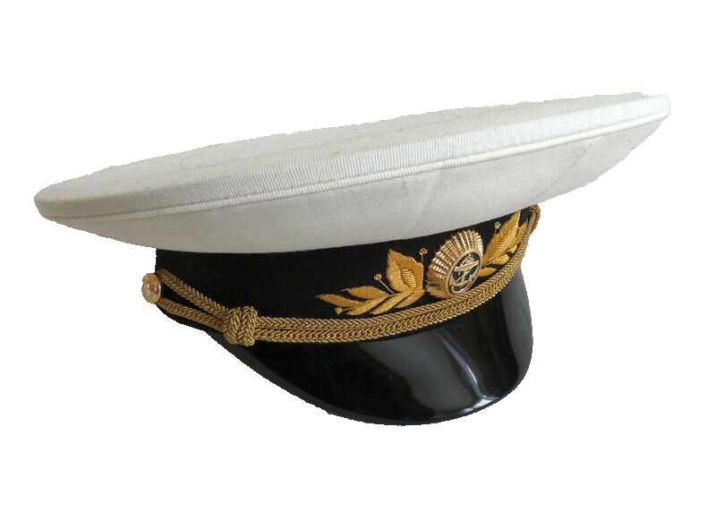 Original Russian Navy Honor Guard Company Visor Hat 