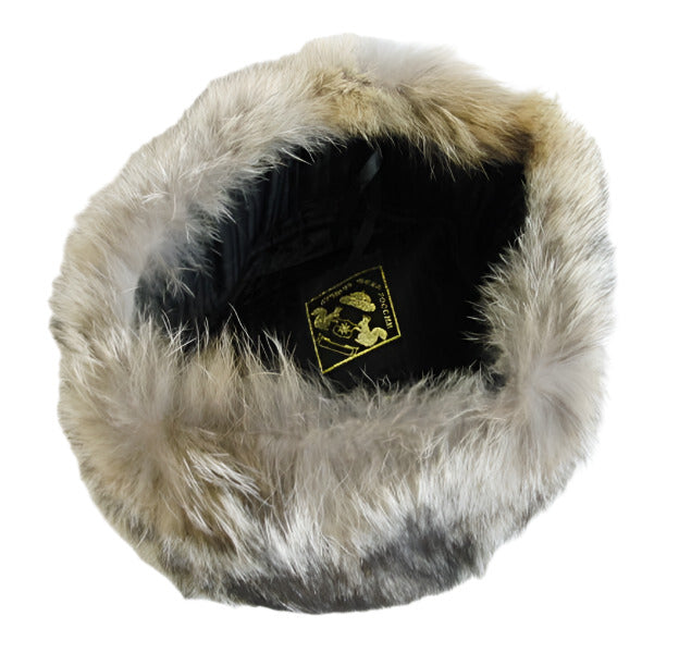 Genuine Russian Wolf Real Fur Ushanka Hat