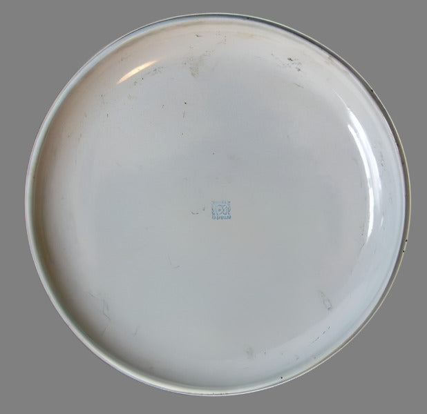 Days of Soviet USSR Culture in Poland 1972 Vintage Enamelled Metal Plate Stamped