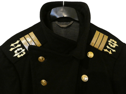 Russian Navy Pea Jacket, Top, Trousers, Telnyashka (sleeveless) Set 