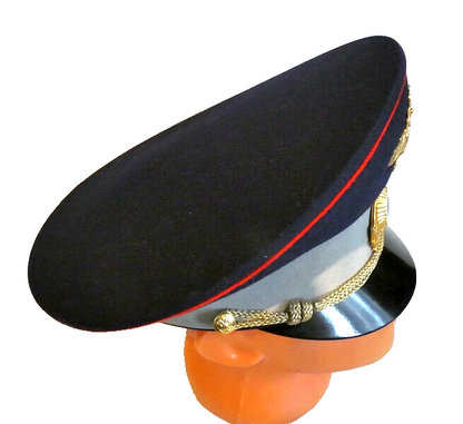 Original Russian DPS Traffic Police Officer Visor Hat Cap Badges 60cm L New