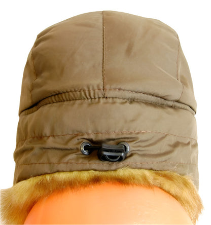 Genuine Russian Faux Marten Fur Winter Ushanka Hat