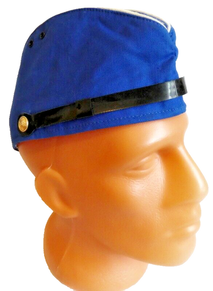 Original Soviet Russian Navy Officer Tropical Pilotka Cap with Removable Visor
