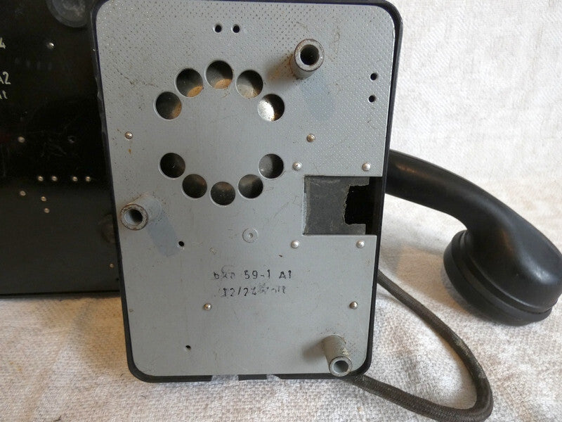 DeTeWe Deutsche Telephonwerk Rotary Dial Bakelite Telephone Vintage Original