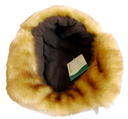Genuine Russian Faux Marten Fur Winter Ushanka Hat