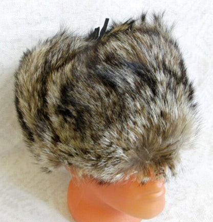Genuine Russian Wolf Real Fur Ushanka Hat