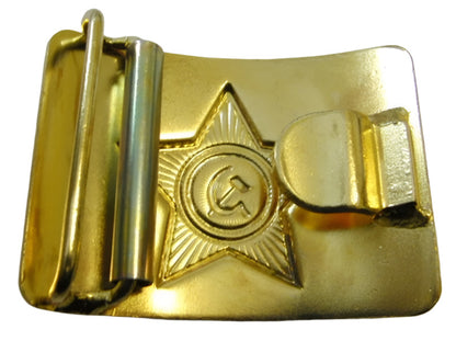 USSR Soviet Russian Army Navy Military Uniform Belt Buckle Brass Steel Original