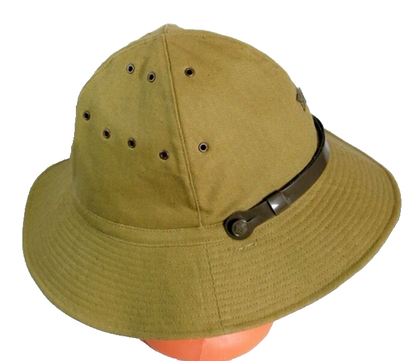 Soviet Army Afghanistan War Uniform Panama Hat with original Green Star steel badge