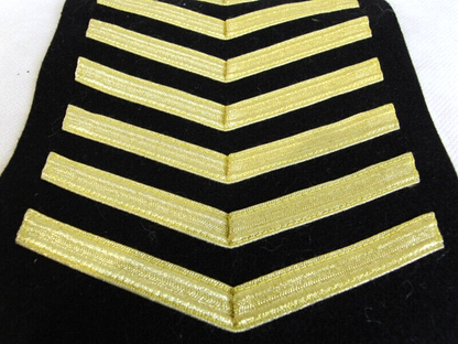 British Royal Navy RN Gold Chevrons Good Conduct Stripes