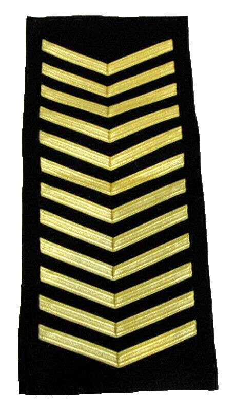 British Royal Navy RN Gold Chevrons Good Conduct Stripes