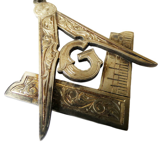 British Silver Masonic Past Master's Jewel PRESS Lodge No 432 Belfast 1944