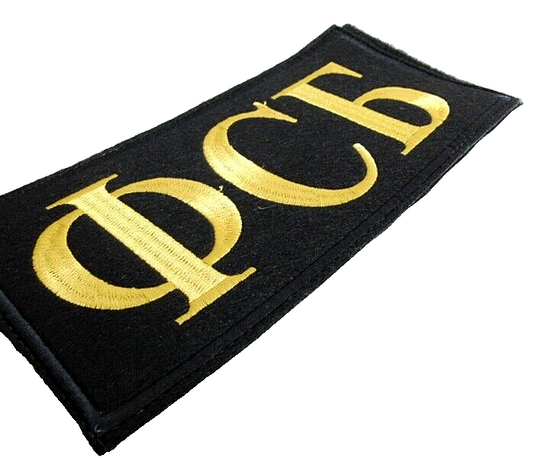 FSB Federal Security Service Russian Embroidered Stick On Chest Patch 12 x 6 cm