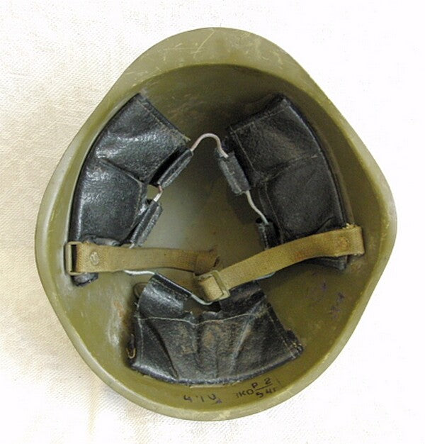Soviet Russian Army Steel Helmet WW2 Model SSH-40 Size 2 1960 Red October