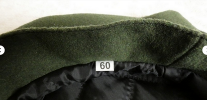 Men's Green Wool Scot Bonnet Scottish Trad. Highlander Tam Hat Kilt Beret 60 XL