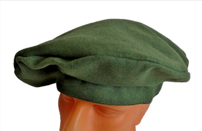 Men's Green Wool Scot Bonnet Scottish Trad. Highlander Tam Hat Kilt Beret 60 XL