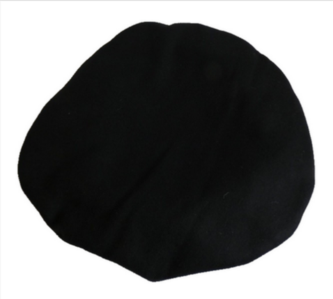 Men's Black Wool Scot Bonnet Scottish Traditional Highlander Tam Hat Kilt Beret
