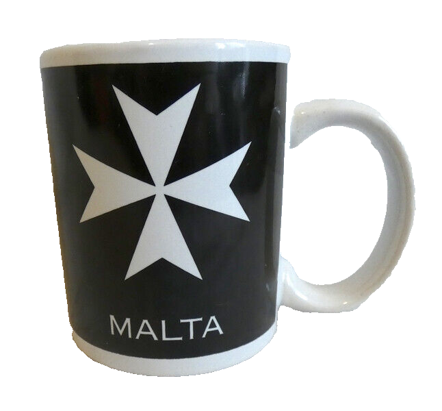 Malta Cross of St. John Tea Coffee Ceramic Cup 300ml
