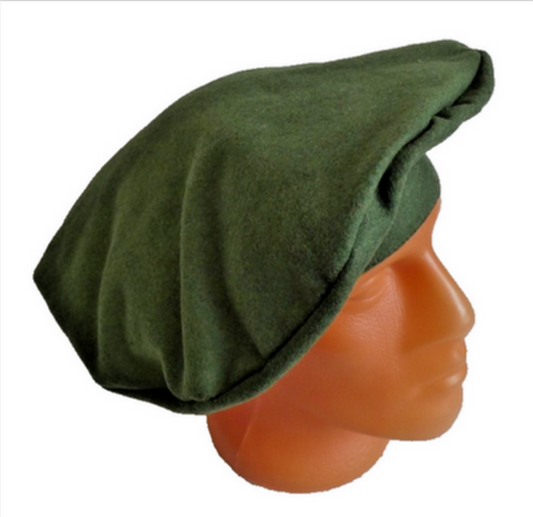 Men's Green Wool Scot Bonnet Scottish Trad. Highlander Tam Hat Kilt Beret 60 XL