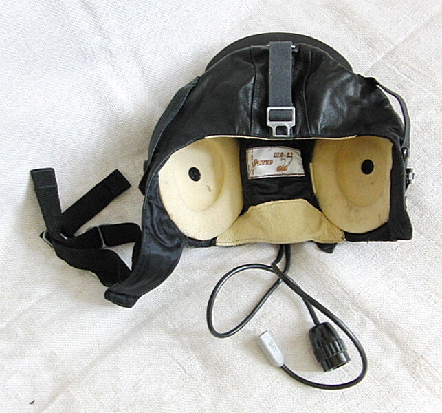 MiG Pilot Leather Summer Helmet Hat USSR Original 1990 57cm M Soviet Russian