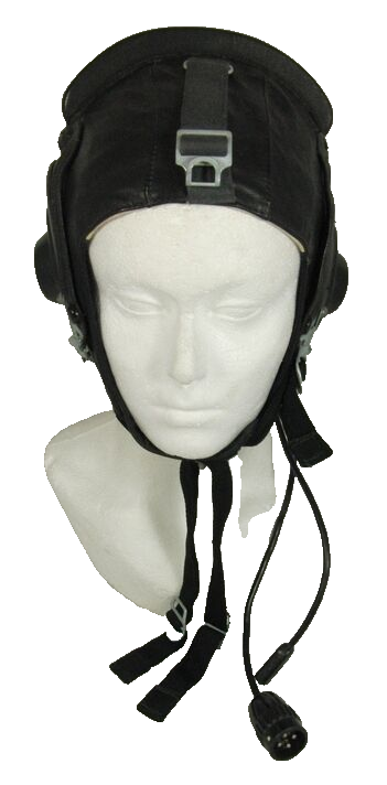 MiG Pilot Leather Winter Helmet Hat USSR Original 1985 58cm M Soviet Russian