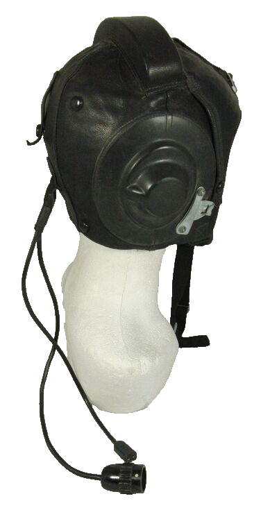 MiG Pilot Leather Winter Helmet Hat USSR Original 1988 58cm M Soviet Russian