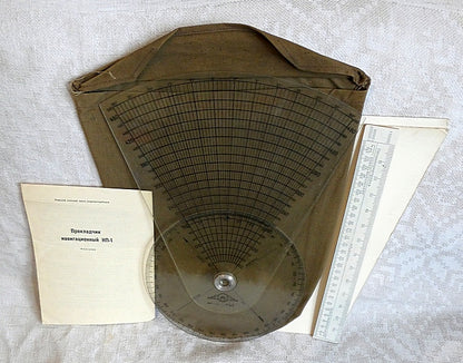 Soviet Aviation Air NP-1 Navigation Plotter