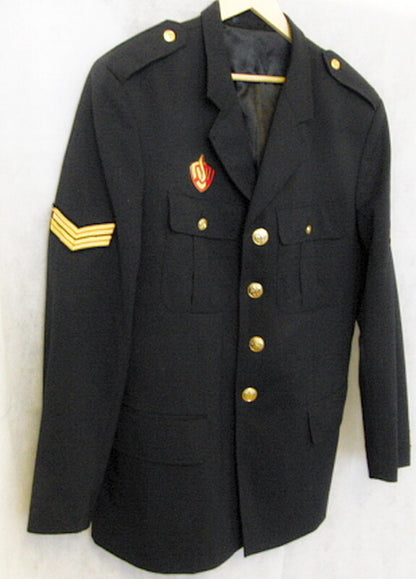 Netherlands Firefighter Uniform Jacket with Metal Badge 