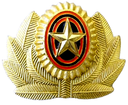 Original Russian Army Officer Uniform Hat Cap Badge Military Cockade Metal New