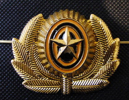 Original Russian Army Officer Uniform Hat Cap Badge Military Cockade Metal New