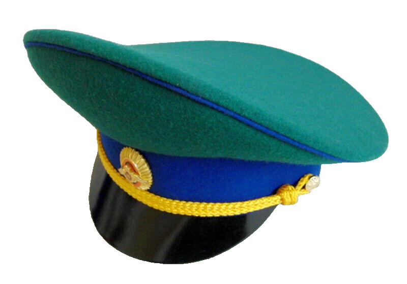Original Russian FSB Border Guard Officer Visor Hat Peaked Cap Badge 59cm L New
