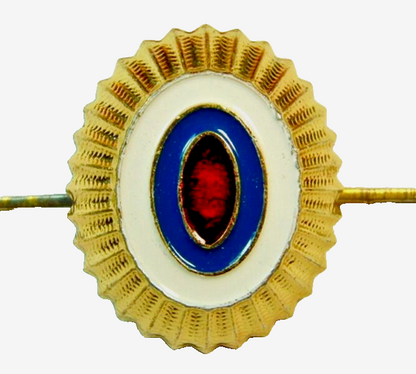 Original Russian MVD Police Hat Cap Pilotka Badge Pin Metal 37 x 30mm New